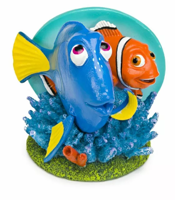 Penn Plax Finding Nemo Dory & Marlin 6'' Fish Tank Ornament Aquarium Decoration