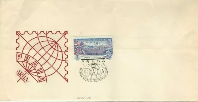 FDC Tchécoslovaquie 1962 Expo Philatélique