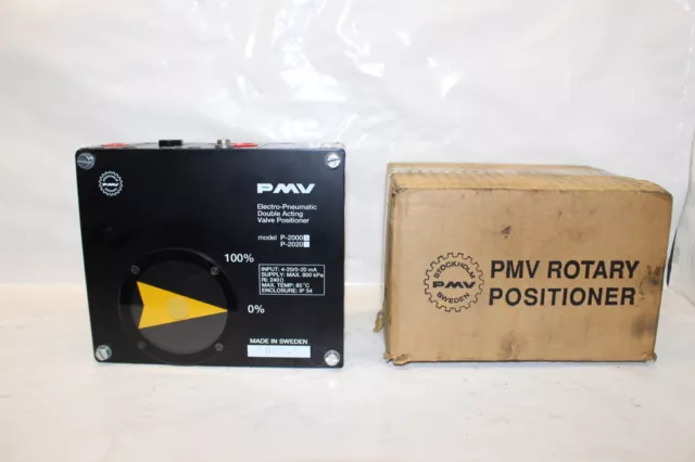 PMV P-2000 électro-vanne pneumatique positionneur 4-20/0-20ma 800kpa