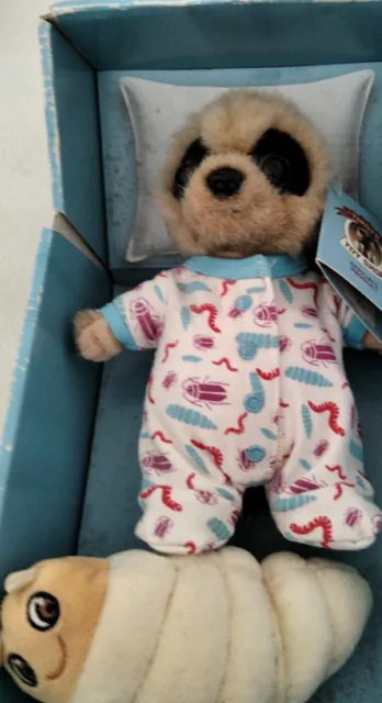 Baby Oleg & Grub Soft Toy With Certificate.Original. Compare The Meerkat 