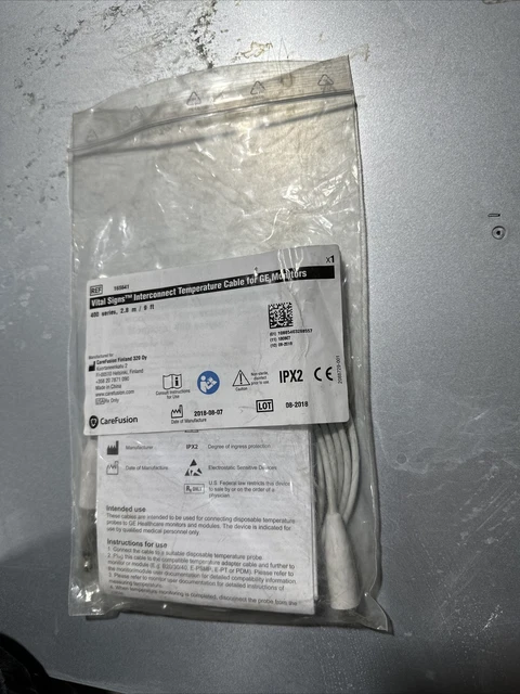 Carefusion OEM Vital Signs Extension Cable REF 165641