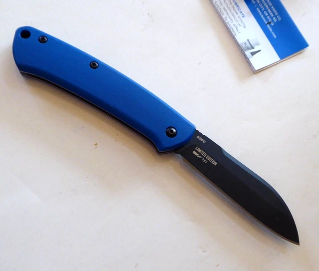 Benchmade Knives 319DLC-1801 Proper Blue Class CPM-S30V Knife Limited Edition