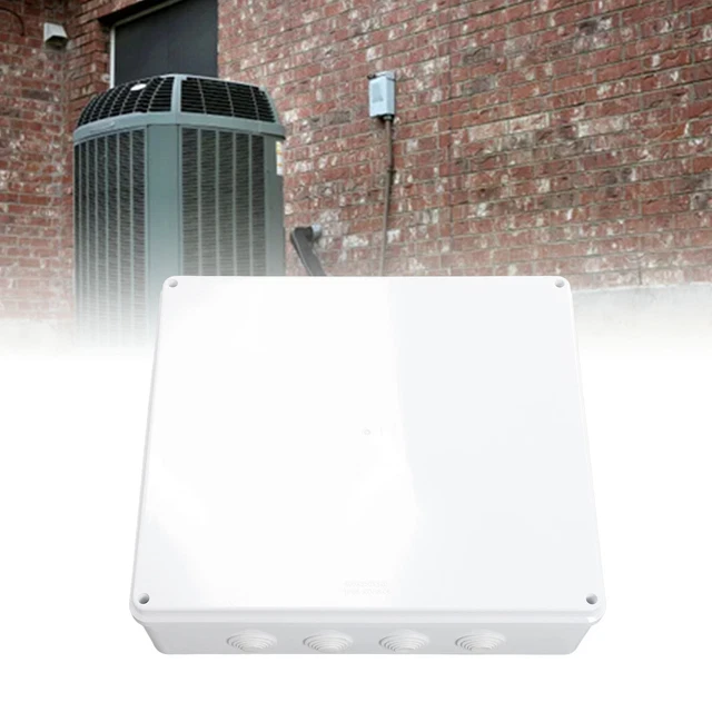 Boîte De Jonction Électrique IP65 ABS 300x250x120mm | Étanche Et Anti-Poussière | Pour Moteurs Et Équipements Extérieurs