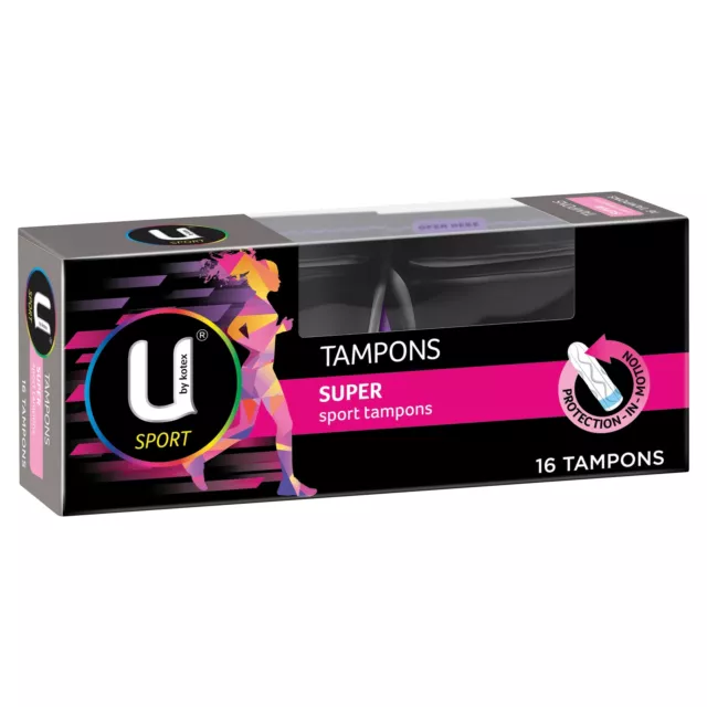 U By Kotex Sport Tampons Super 16