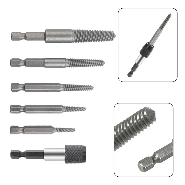 Ensemble 6 Outils Acier Carbone Filetage NPT Plomberie - Tailles 1/8" à 1" Avec Coffret