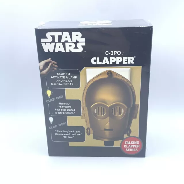 Star Wars C-3PO Talking Clapper Sound Activated Switch NEW