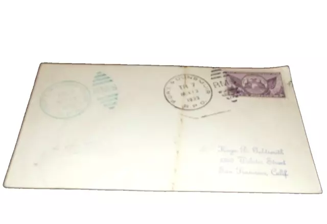 November 1935 Southern Pacific Portland & Dunsmuir Rpo Souvenir Envelope