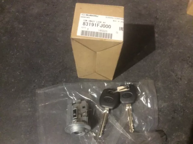 Subaru Impreza WRX STI, Forester Genuine New Ignition Lock Barrel with Keys