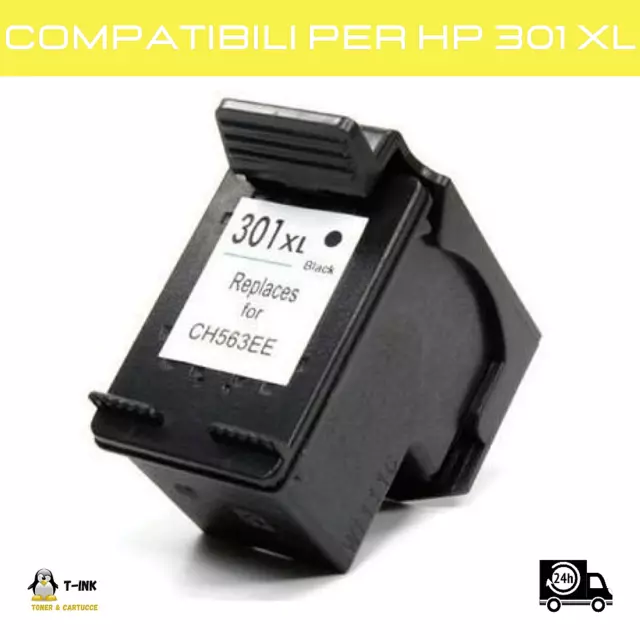 Cartucce compatibili Nero 301 XL 301XL per HP DeskJet 1010 1050 2050 3000 3050