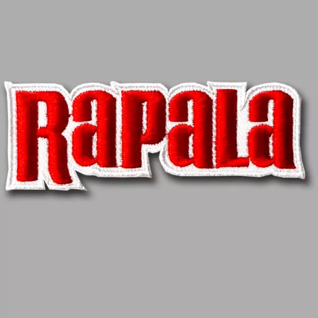 RAPALA FISHING LURE Patch Logo Emblem Badge Iron on Tackle Trout