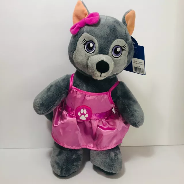 Build-A-Bear VIOLET THE WOLF  Plush Stuffed Animal Great Wolf Lodge - NWT