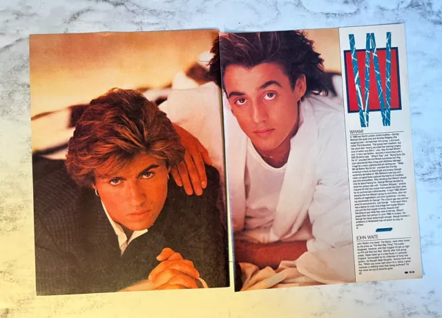 Wham! Clipping From 80’s Teen Magazine.