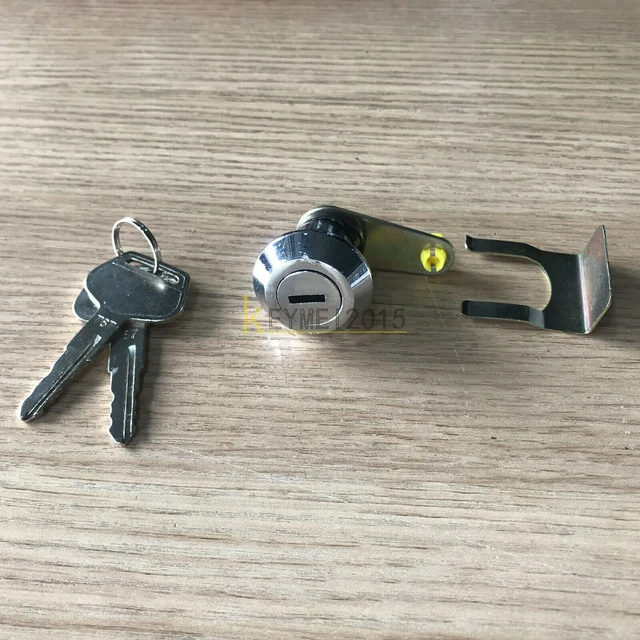 Cab Door Lock Cylinder W/2 Keys Fit For Komatsu PC120-5 PC200-5 PC60-6 Excavator