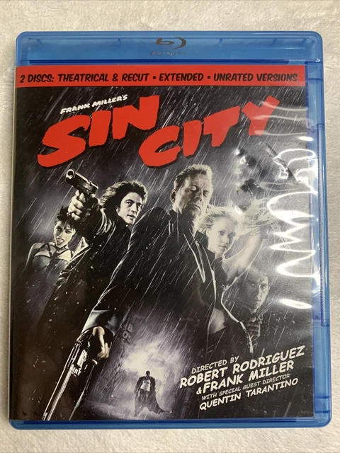 Sin City (Blu-ray Disc, 2011, 2-Disc Set, Recut, Extended, Unrated)