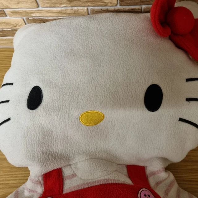 VINTAGE HELLO KITTY Cuddle Pillow Plush Soft Toy 24" Large Babyboom