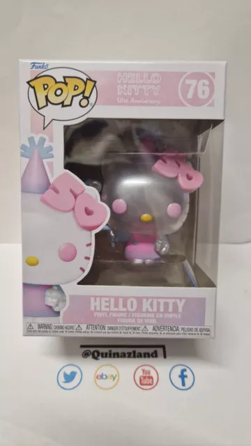 Funko Pop! HELLO KITTY 50EME Anniversaire POP Sanrio N° 76 Hello Kitty  (F18)