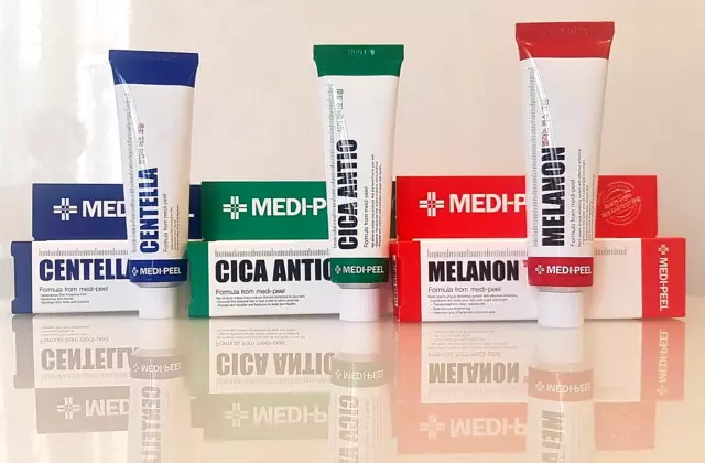 Medi-Peel Skin SET of Centella Mezzo Cream & Cica Antio Cream & Melanon X Cream