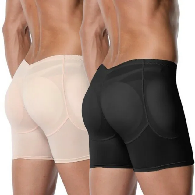 Men's Bum Butt Lifter Padded Briefs Underwear Hip Enhancer Elastic Body  Shaper