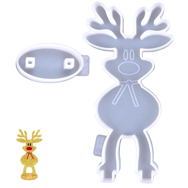 Epoxy Mold Silica Gel Christmas Fondant Molds Silicone Crafts Resin Casting