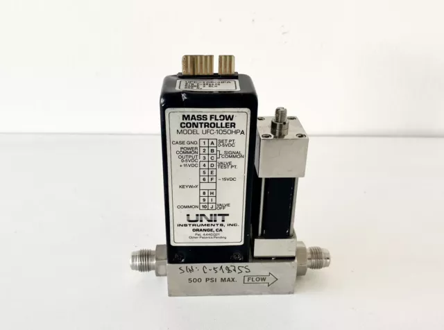 Unit UFC-1050HPA MFC Mass Flow Controller 2 SLM N2