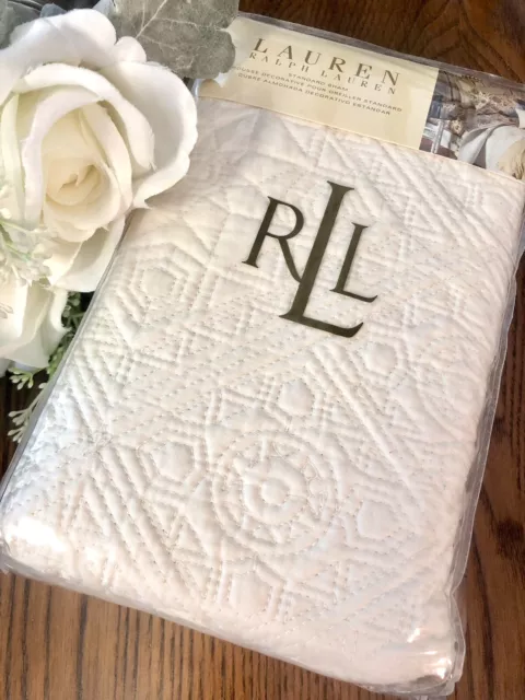 A Vintage Ralph Lauren Marrakesh Quilt Standard Sham 20x26 Cotton NWT Orig $142