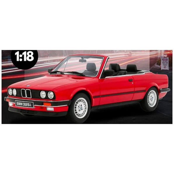 Miniature BMW E30 325i 2 Portes 1988 Rouge - Norev 1:18 - Neuf - Réf. 183202
