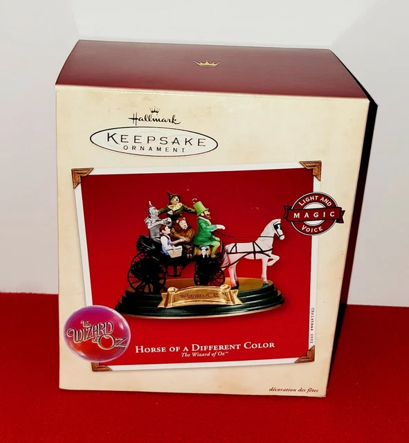 HALLMARK WIZARD OF Oz Horse Of A Different Color Christmas Ornament 4
