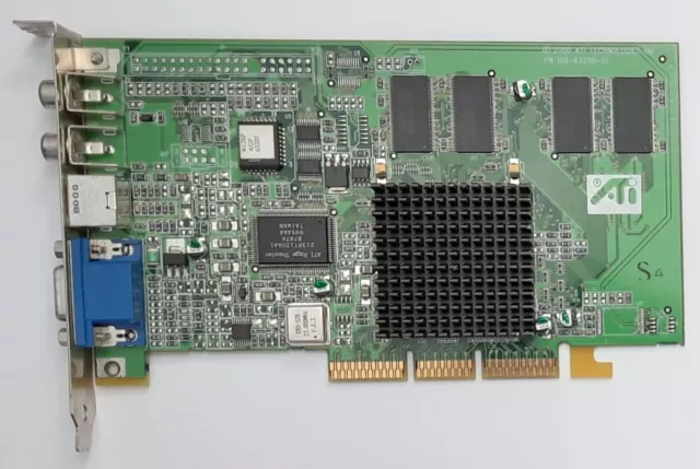 ATI Rage Fury Pro AGP Grafikkarte (Rage 128 pro, 32MB, retro, 2000)