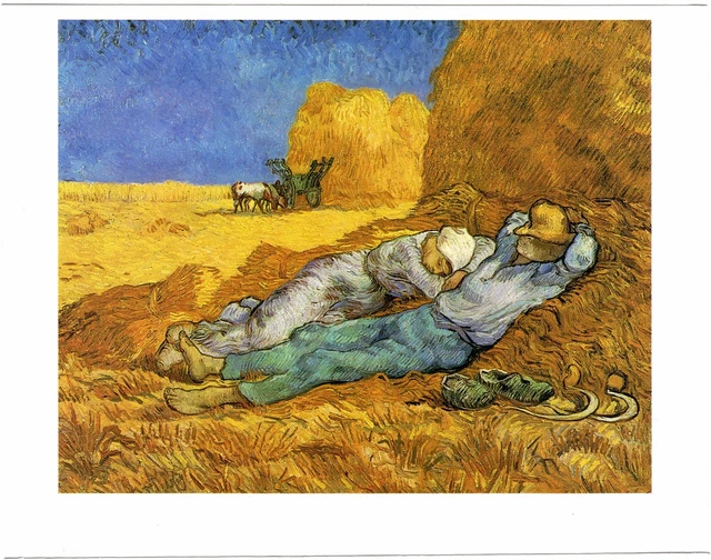 VAN GOGH Post Card: The Midday Nap or The Siesta, 1889-90 - New vintage postcard