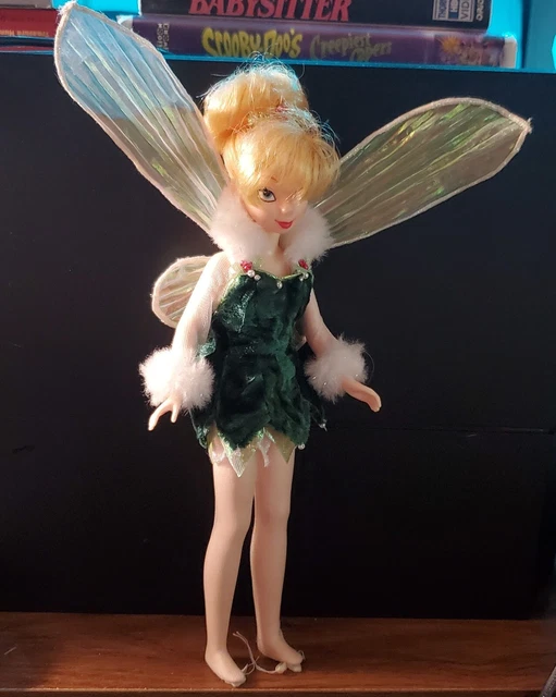 DISNEY PETER PAN Holiday Sparkle Tinkerbell Barbie Mattel 1999 Xmas