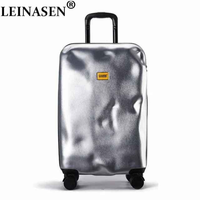 Carry On Luggage With Wheels Rolling Travel Trolley Suitcase Spinner Hard Shell