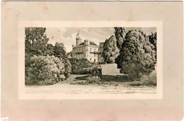 AK Schloss Berg am Starnberger See, Künstlerkarte gel. 1911, Bayern