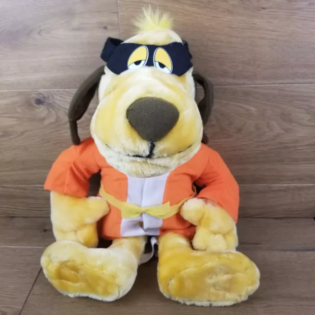 Vintage Cartoon Network Hong Kong Phooey Dog 17” Plush Doll 2001 Hanna Barbera