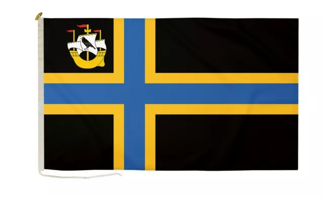 DuraFlag Caithness Scotland 5ft x 3ft Flag with Rope And Toggle