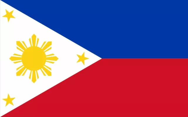 Mini flag Fahne kleine Flagge Philippinen Hohlsaum Deko Büro Wohnung Wohnmobil