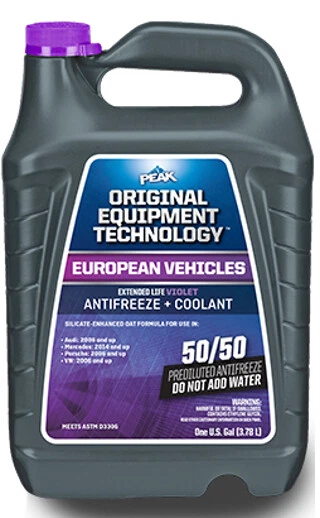 Herculiner    Pevb53    Peak Oem European Violet 50/50 Antifreeze