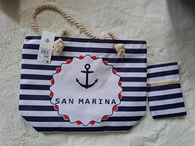 SAC DE PLAGE San Marina Neuf Avec Etiquette Avec Sa Pochette EUR