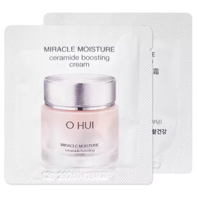 O HUI Miracle Moisture Ceramide Boosting Cream 1ml (10pcs ~ 140pcs)Sample Newest