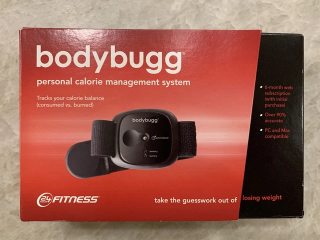 NIB Bodybugg Personal Calorie Management System 24 Hour Fitness PC MAC Compatibl
