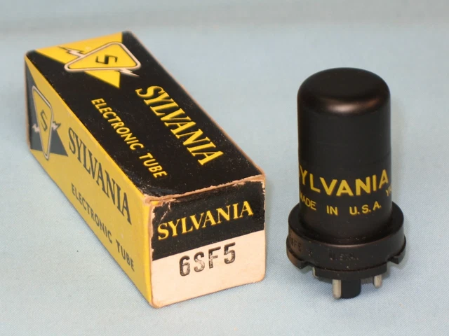 Vacuum Tube ~ 6Sf5 ~ Sylvania ~ Nos ~ 6Sf5