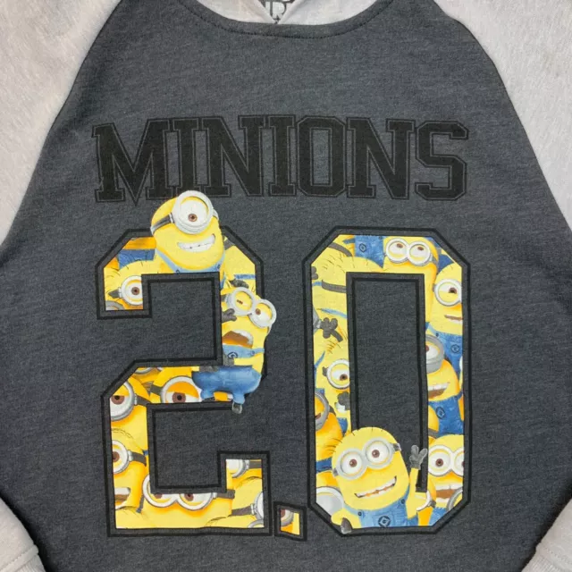 Despicable Me Minions Hoodie Boys Youth XL Charcoal Graphic Epic Threads Sweater 3