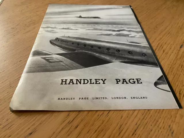 Ac1 Advert 11X9 Handley Page Limited. London England