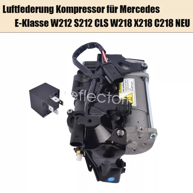 Luftfederung Kompressor für Mercedes E-Klasse W212 S212 CLS W218 X218 C218 NEU