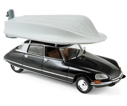 1:43 NOREV Citroen Ds23 Pallas 1972 With Boat On Roof Black NV157072