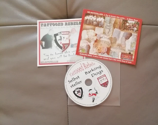 Cd - Tattooed Rebels - Selbststeller / Barking Dogs  Oi Rock-O-Rama Rebelles Isd