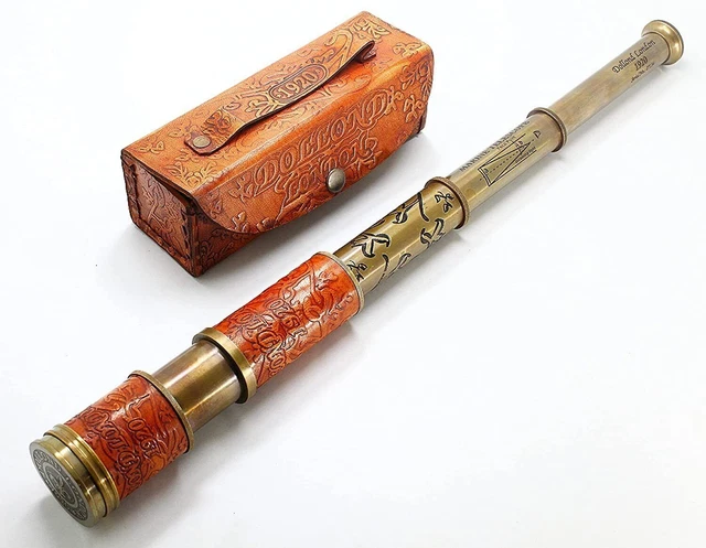 Vintage Brass Telescope Dollond London 1915 | Martine | Antique | Full Functiona