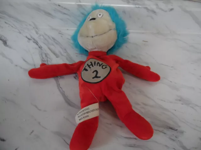 🎆DR.SEUSS THING 2 CAT In The Hat Movie Official Merchandise Plush Stuffed RARE
