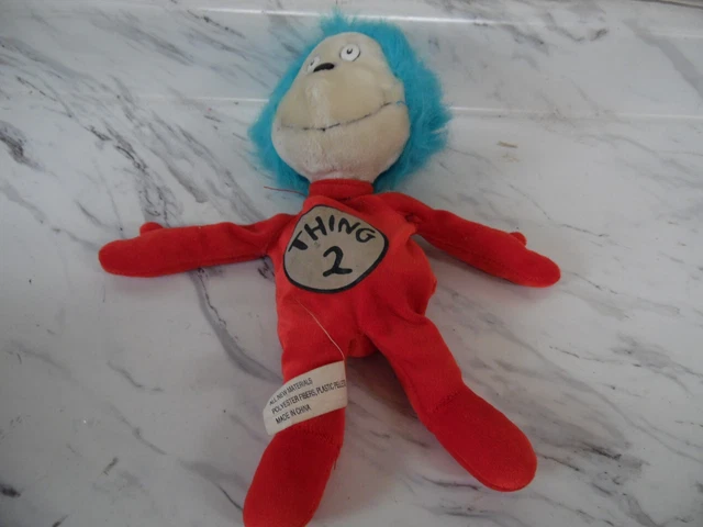 🎆DR.SEUSS THING 2 CAT In The Hat Movie Official Merchandise Plush Stuffed RARE