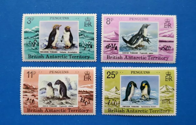 British Antarctic Territory Stamps, Scott 72-75 Complete Set MNH