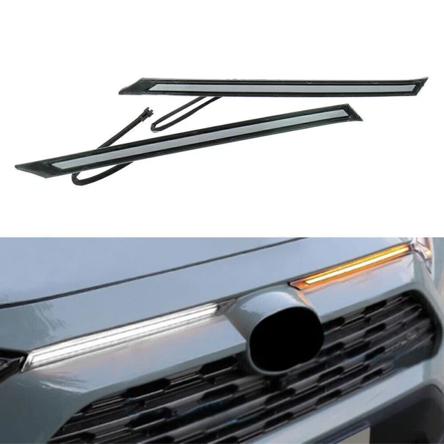 2x Fit Toyota RAV4 2019-2020 LED DLR Luci di marcia diurna / Lampada segnale di svolta